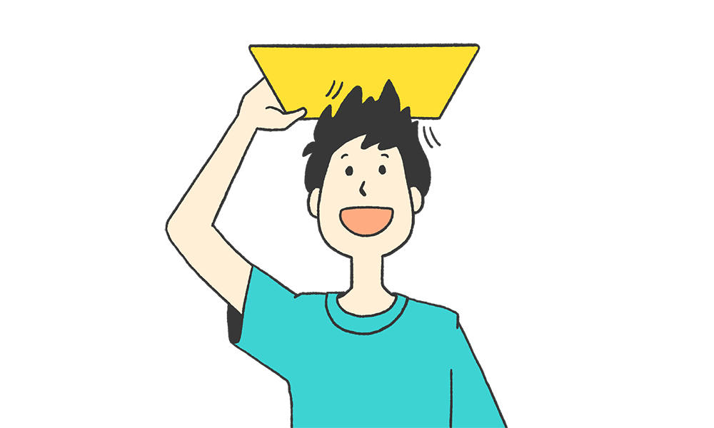 下敷きを使った静電気の実験